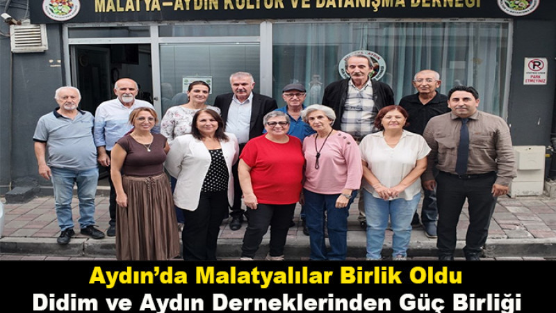 Aydın’da Malatyalılar Birlik Oldu