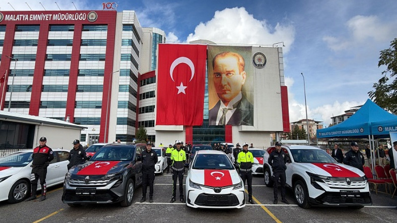 Malatya Emniyeti 16 Yeni Araç İle Güçlendirildi