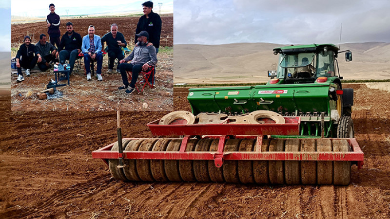 Darende’de 40 Bin Dönüm Alanda Arpa ve Buğday Üretim Sürüyor