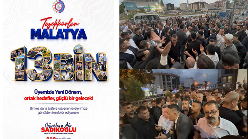 Malatya'nın Ortak Noktada Buluştuğu Başkan Sadıkoğlu Yine Kazandı